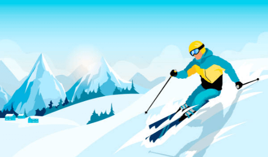 clipart:-vr7vbhljcw= skiing